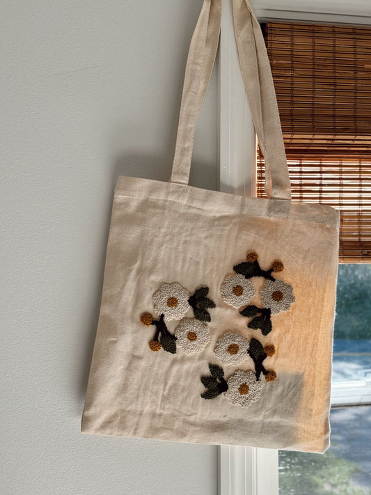 Flowers & Leaves Tote Bag